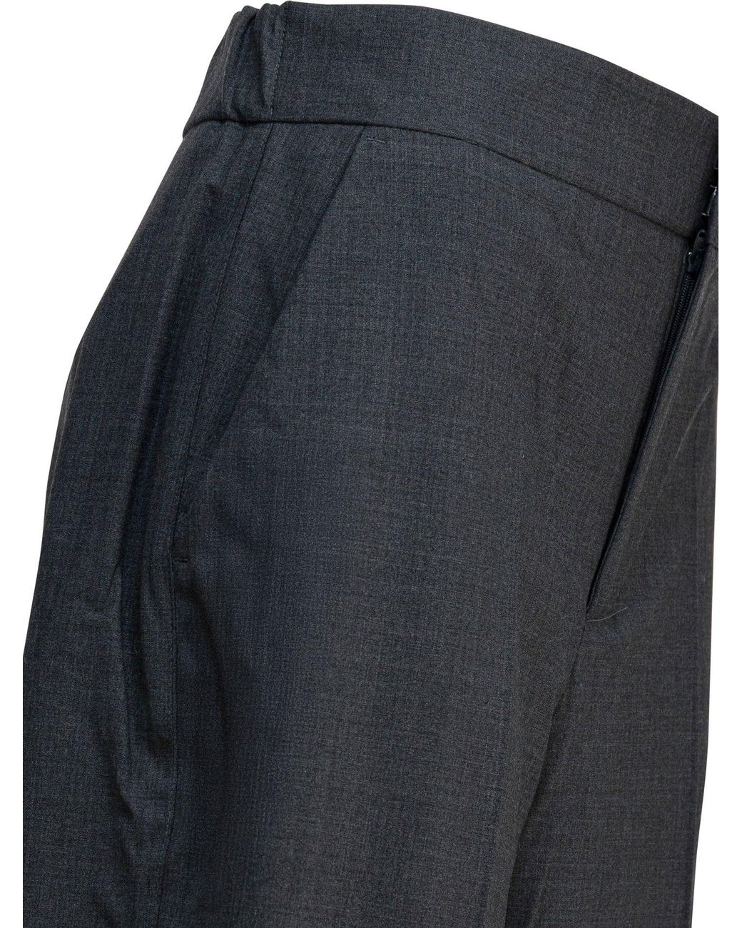 Sa Su Phi Blue Virgin Wool Blend Trousers
