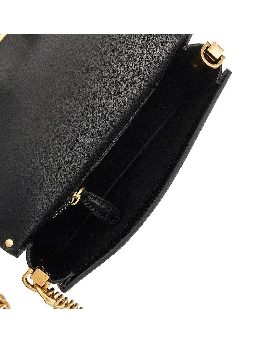 Pinko Black Baby Love Bag One Slouchy Leather Bag