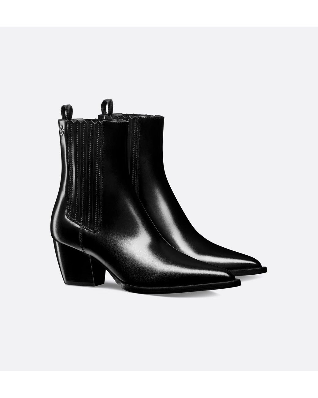 Dior Black Wild" Heeled Ankle Boots
