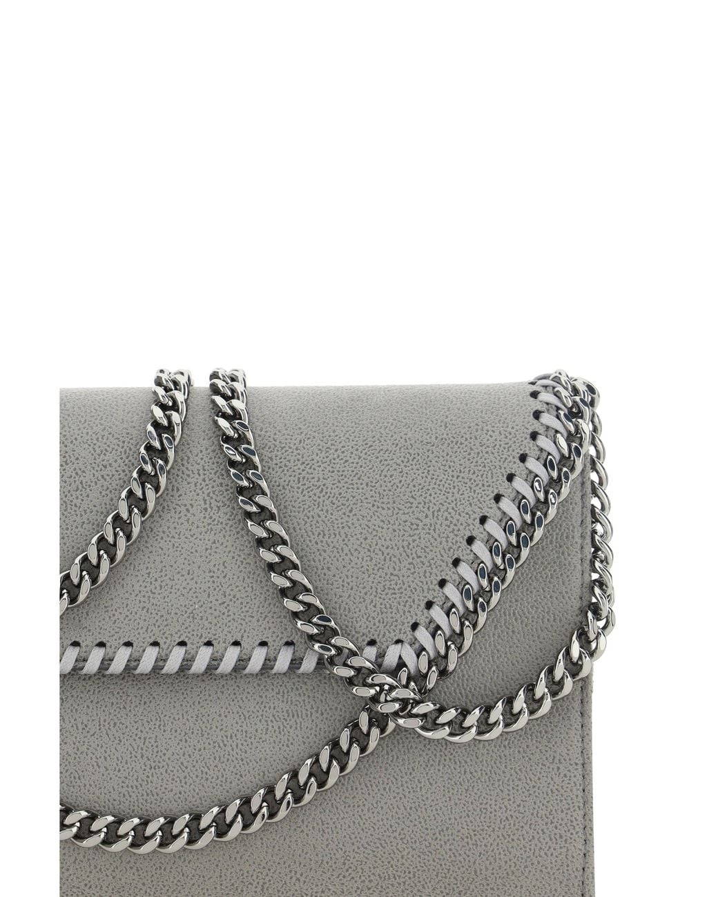Stella McCartney Gray Mini Falabella Shoulder Bag