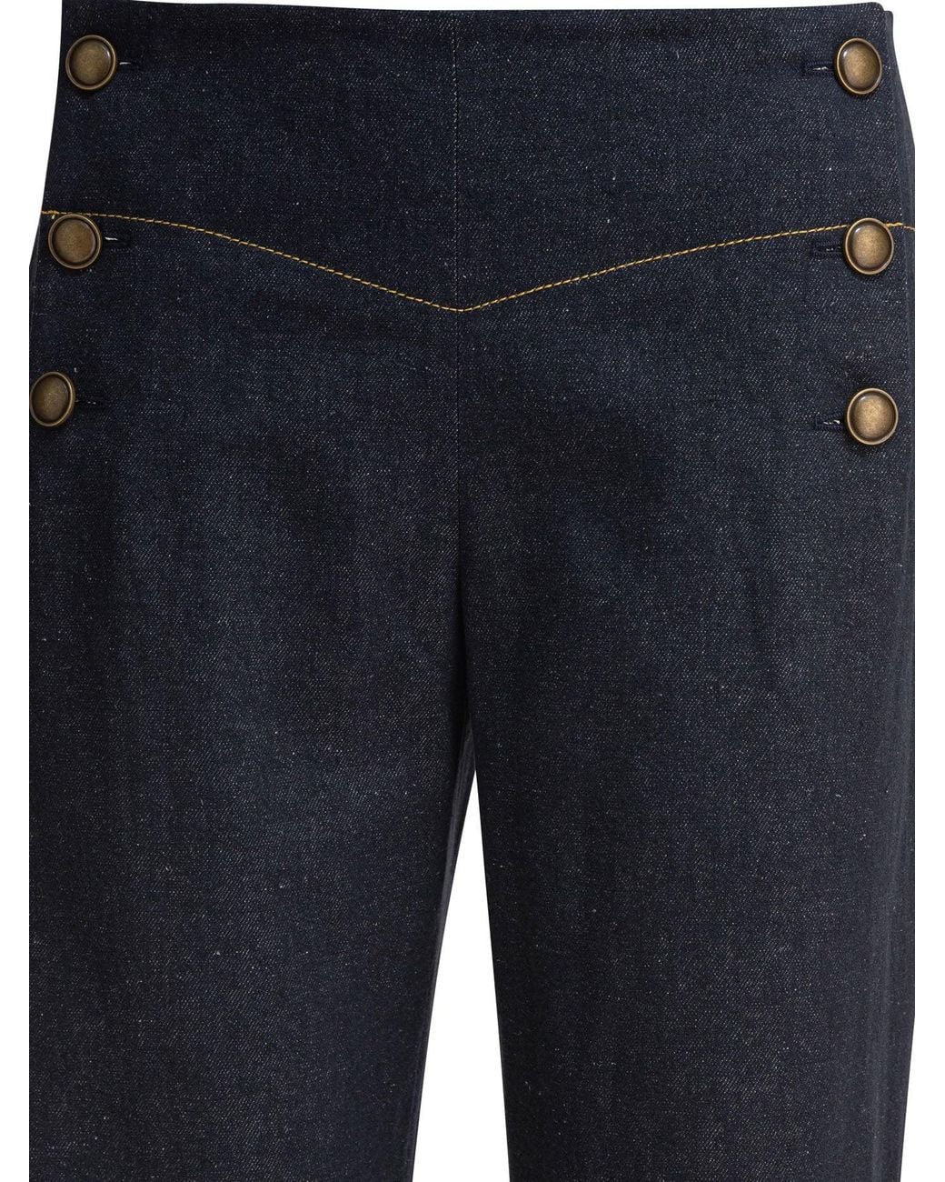 Ines De La Fressange Paris Blue Trousers