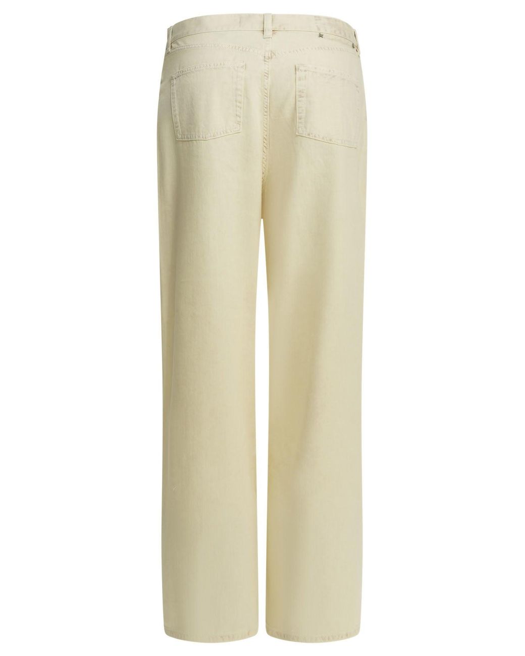 Golden Goose Deluxe Brand Natural "Melody Boyfriend" Wide Leg Jeans