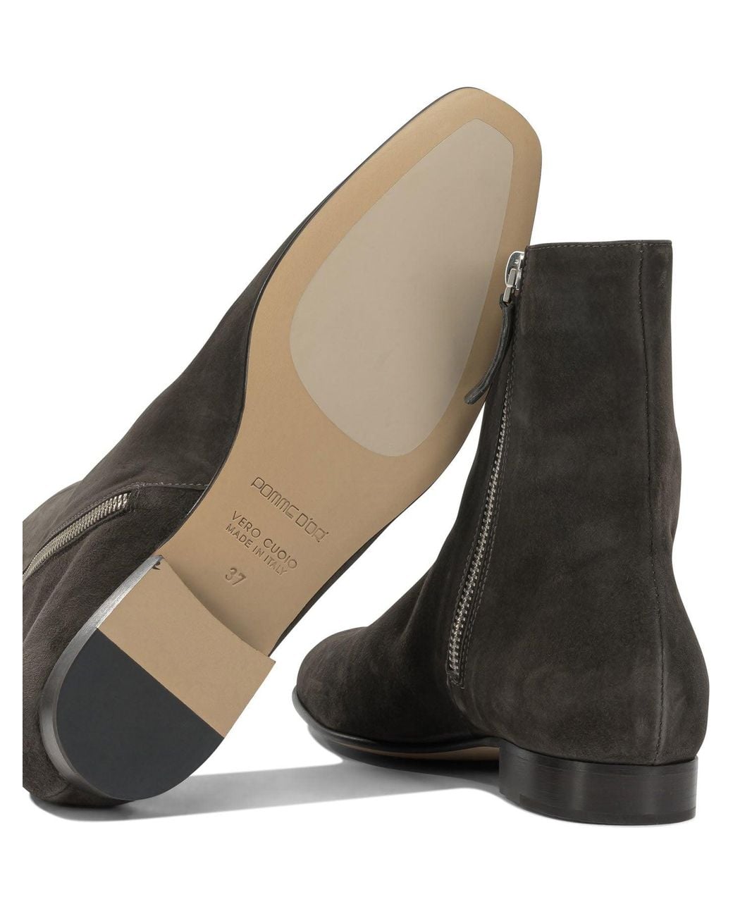 Pomme D'or Brown 1355 Dusty Camoscio Boots