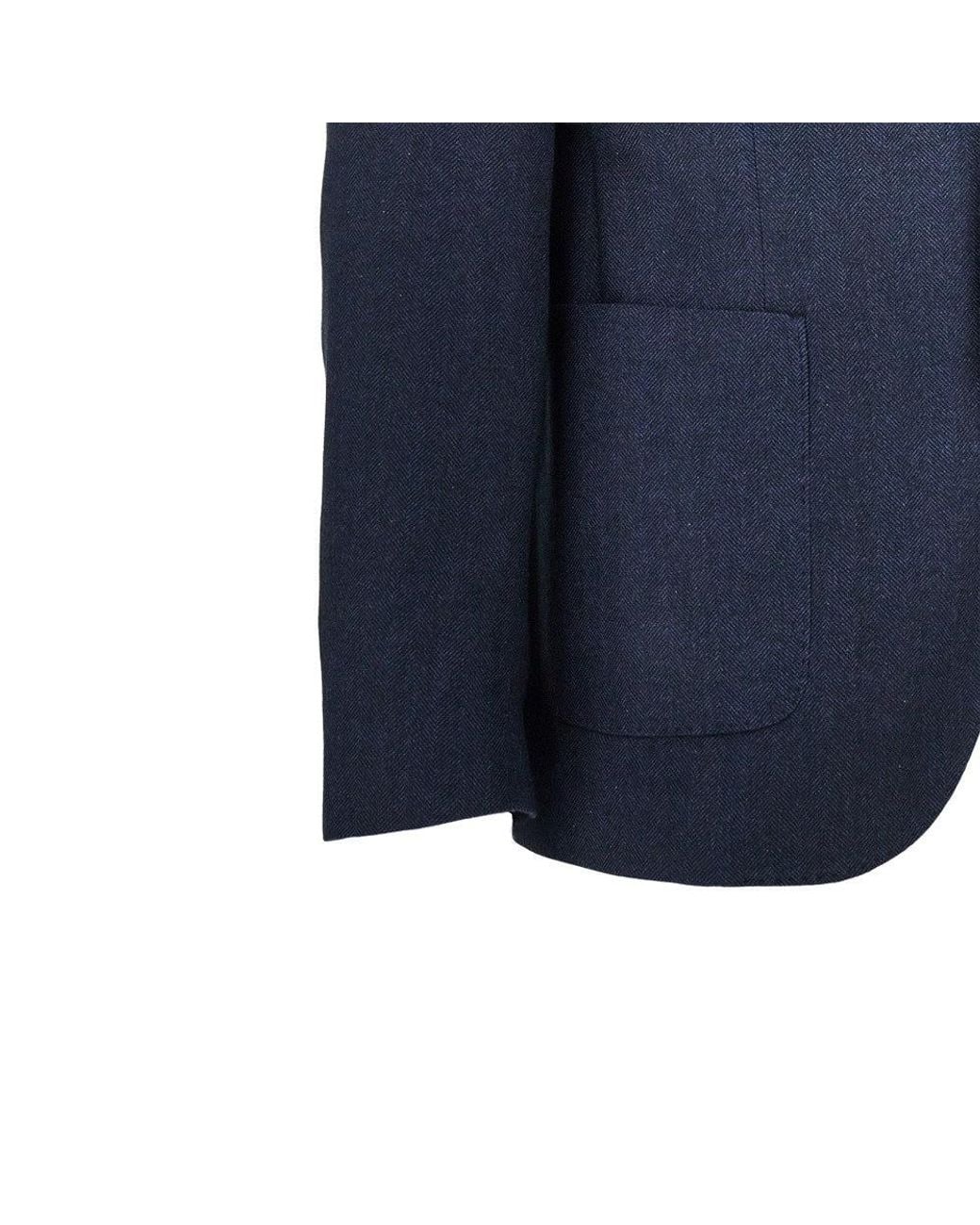 L.b.m. 1911 Blue L. B.M. 1911 'Jack' Single-Breasted Jacket for men