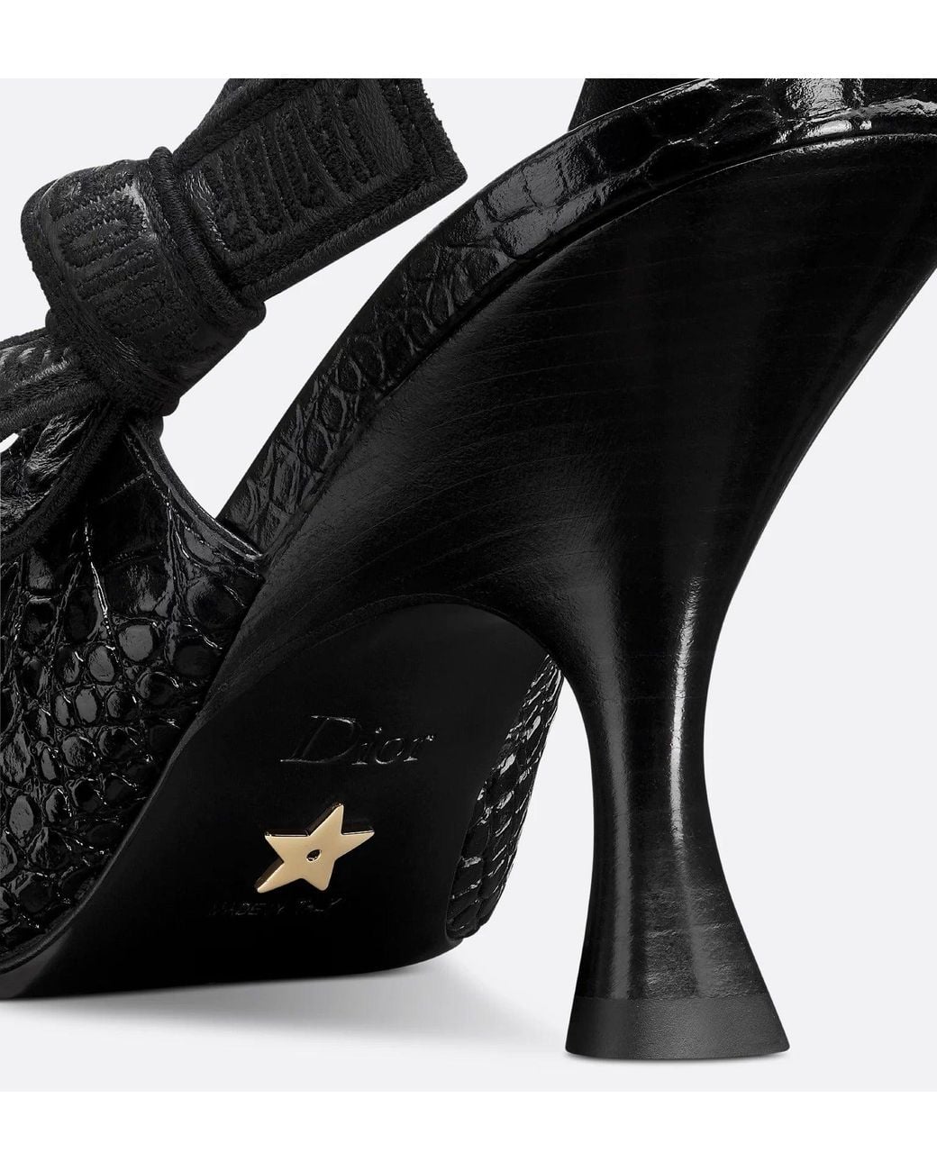 Dior Black Leather Decollete