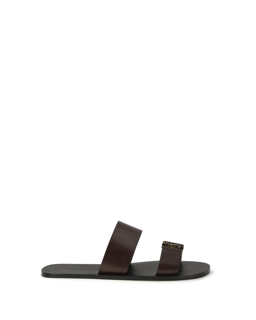 Saint Laurent White Babylone Sandals for men
