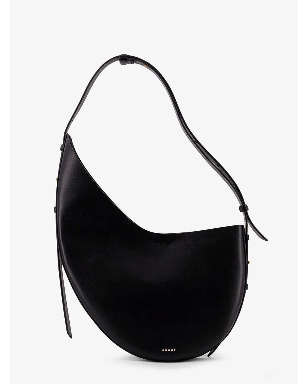 Soeur Black Winona Leather Shoulder Bag