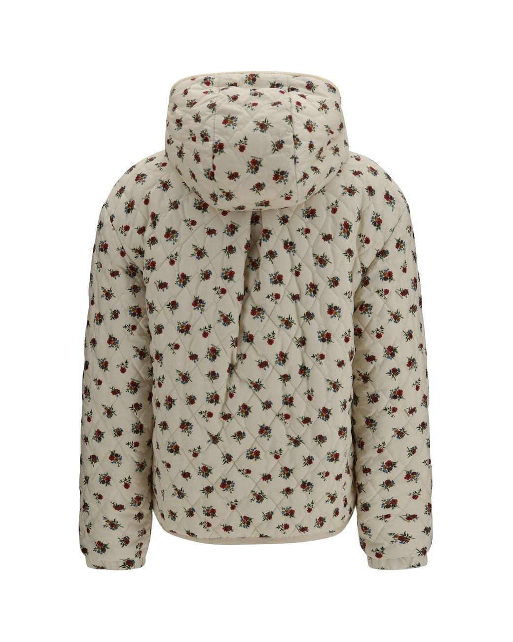 Moncler Metallic Reversible Bouclé Jacket Ivory