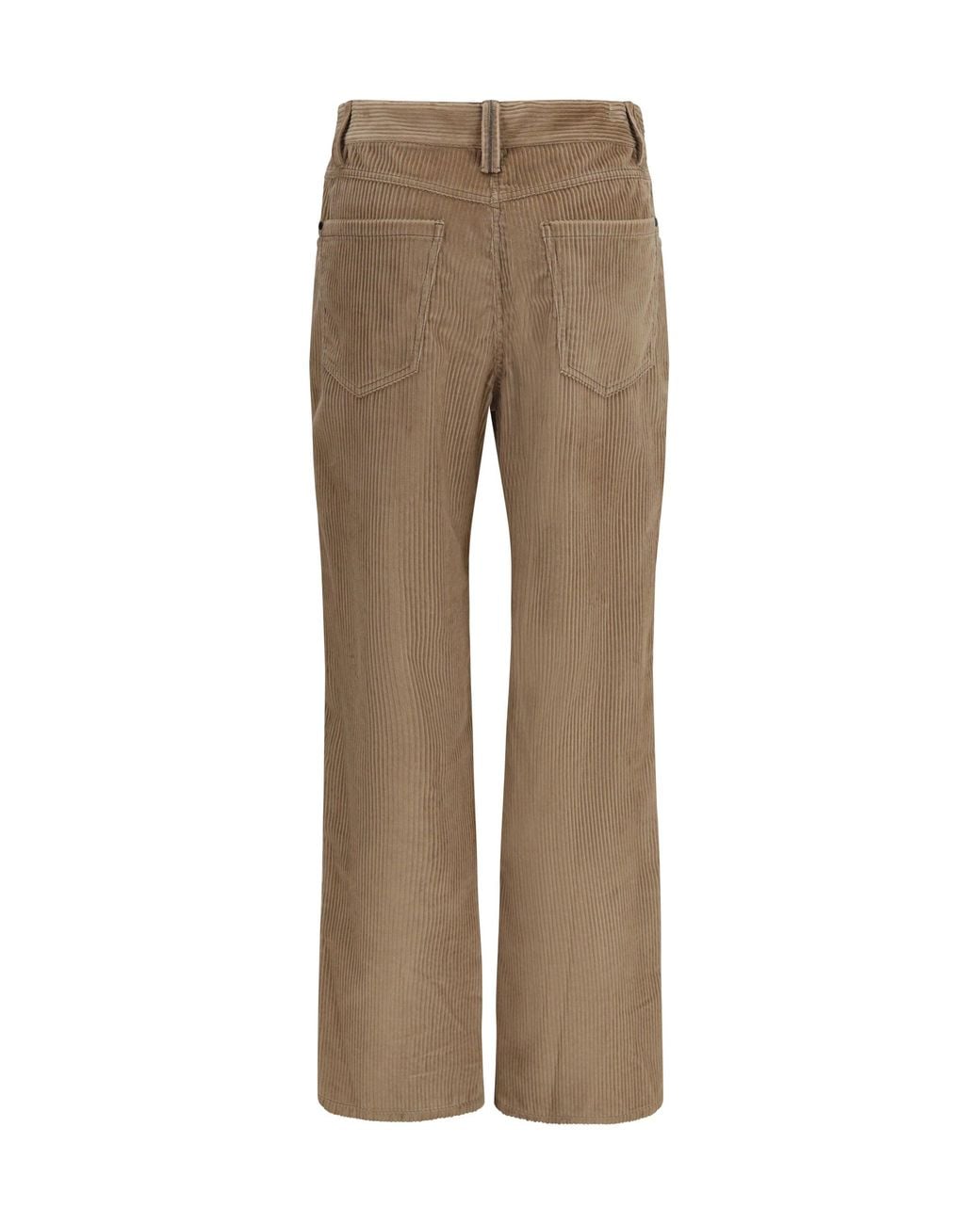 Brunello Cucinelli Natural Corduroy Pants Cappuccino