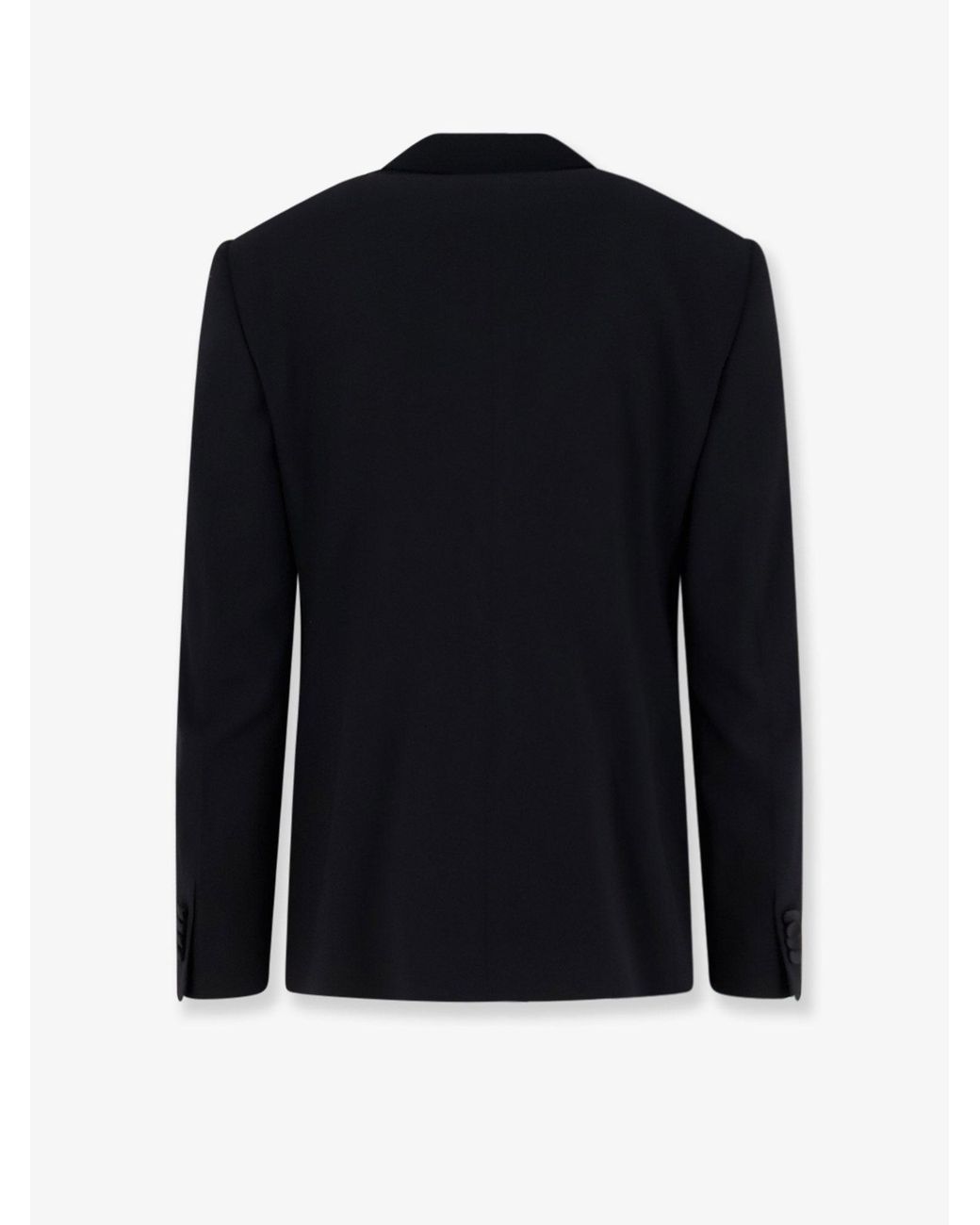 Giorgio Armani Blue Soho Virgin Wool Tuxedo Blazer for men