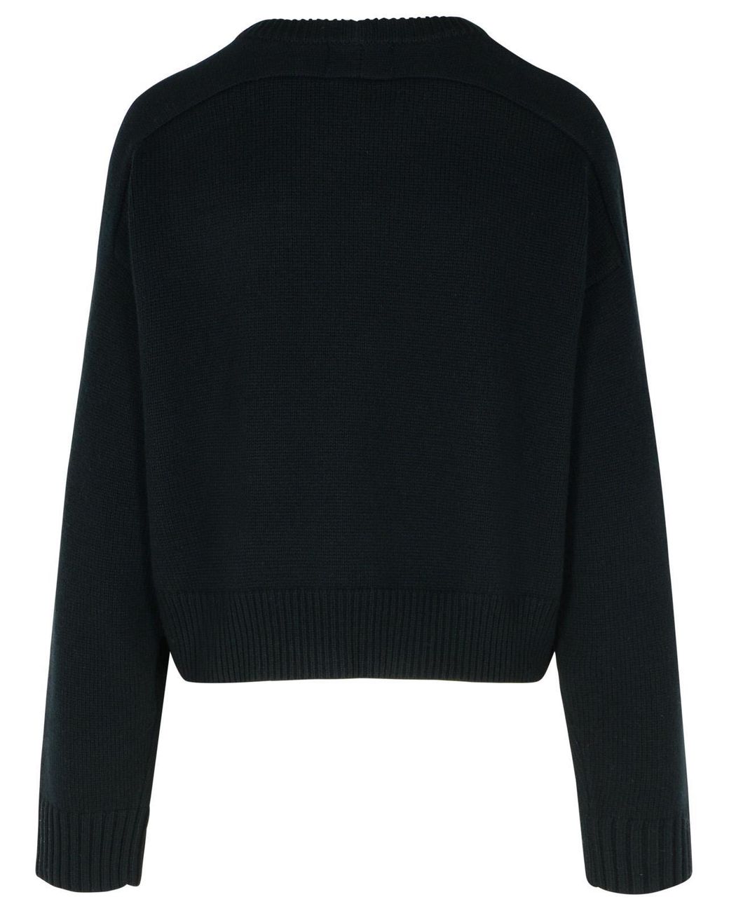 Loulou de Saison Black 'Bruzzi' Cashmere Sweater