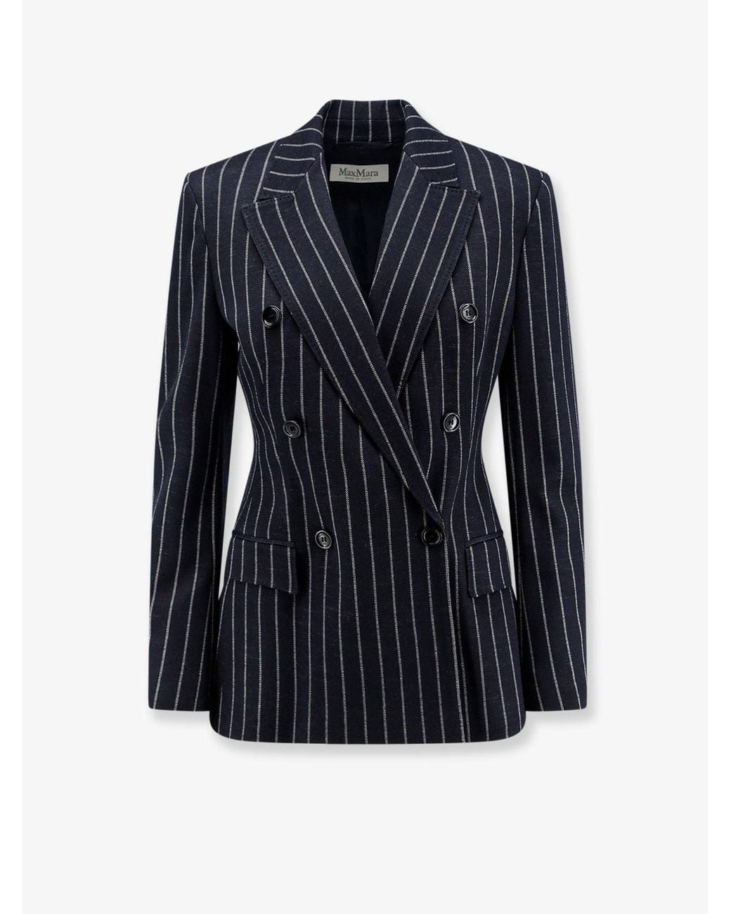 Max Mara Blue Mxmbalta Jersey Blazer