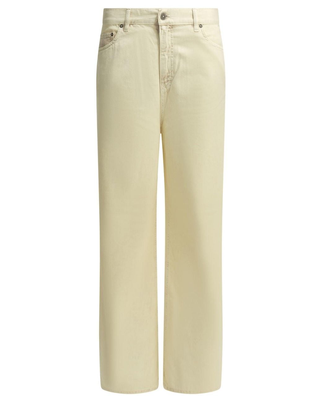 Golden Goose Deluxe Brand Natural "Melody Boyfriend" Wide Leg Jeans