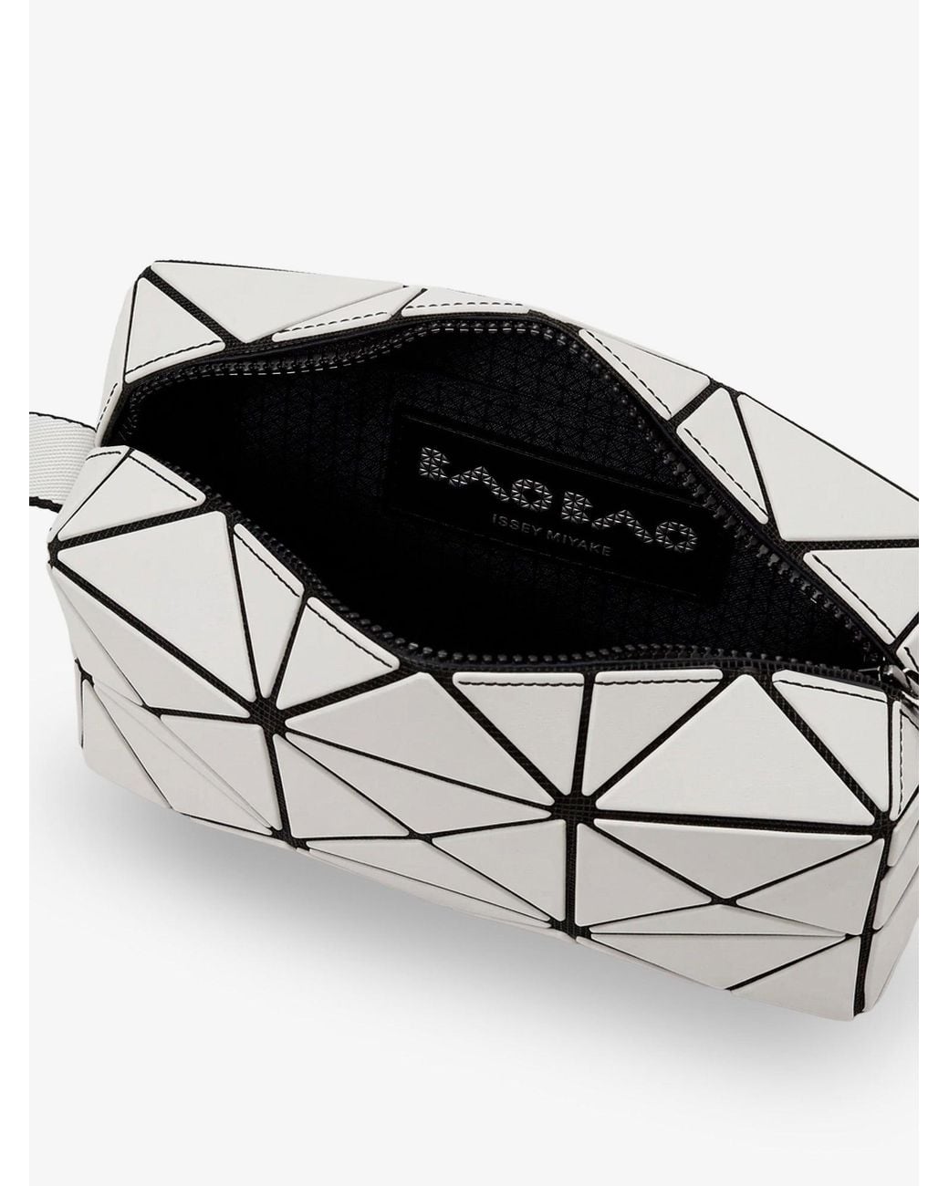 Issey Miyake White Cuboid Shoulder Bag