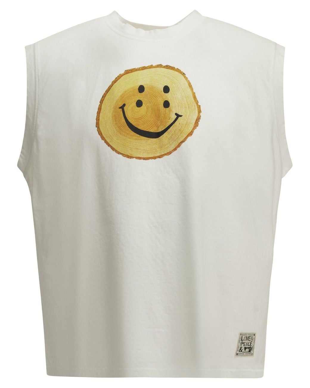 Kapital Gray Tree Trunk Crew-Neck T-Shirt for men