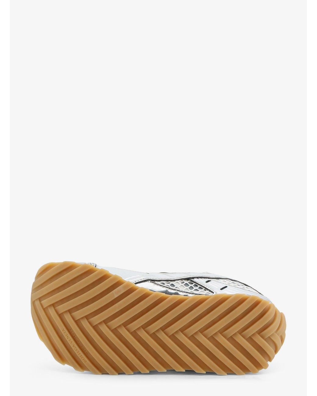 Bottega Veneta White Orbit Nylon And Mesh Sneakers