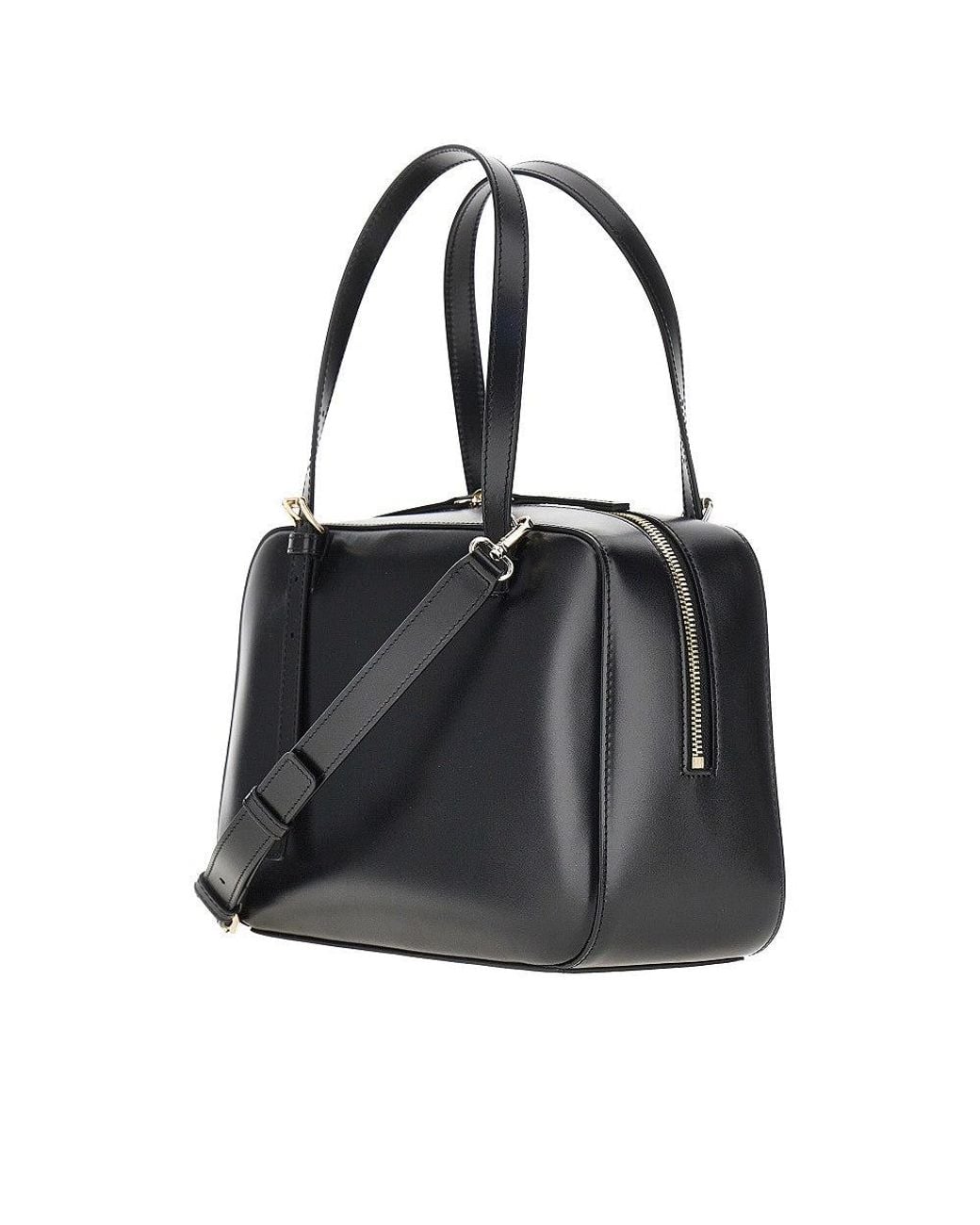 A.P.C. Black A. P.C. 'Virginie Box' Leather Bag