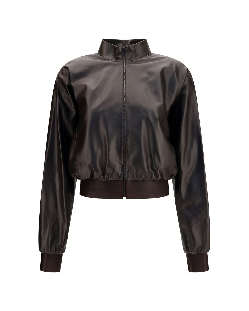 Gucci Black Soft Nappa Bomber Jacket