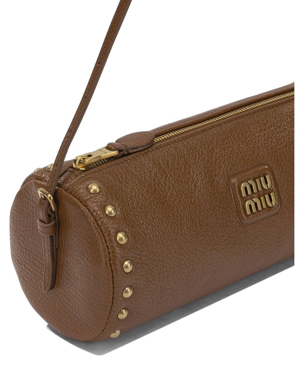 Miu Miu Metallic Small Leather Shoulder Bag