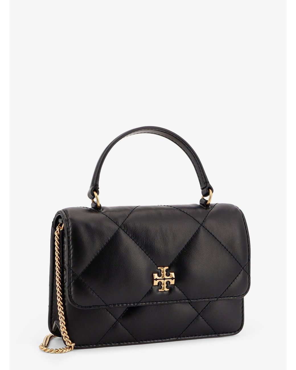 Tory Burch Black Kira Leather Crossbody Wallet