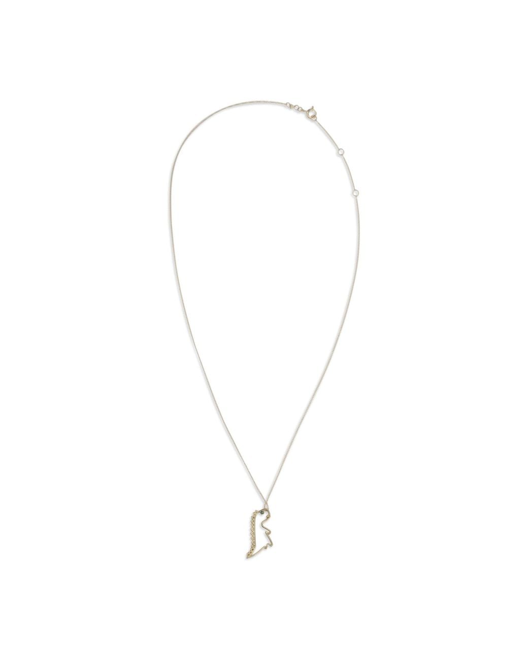 Aliita White Dino Esmeralda Necklace