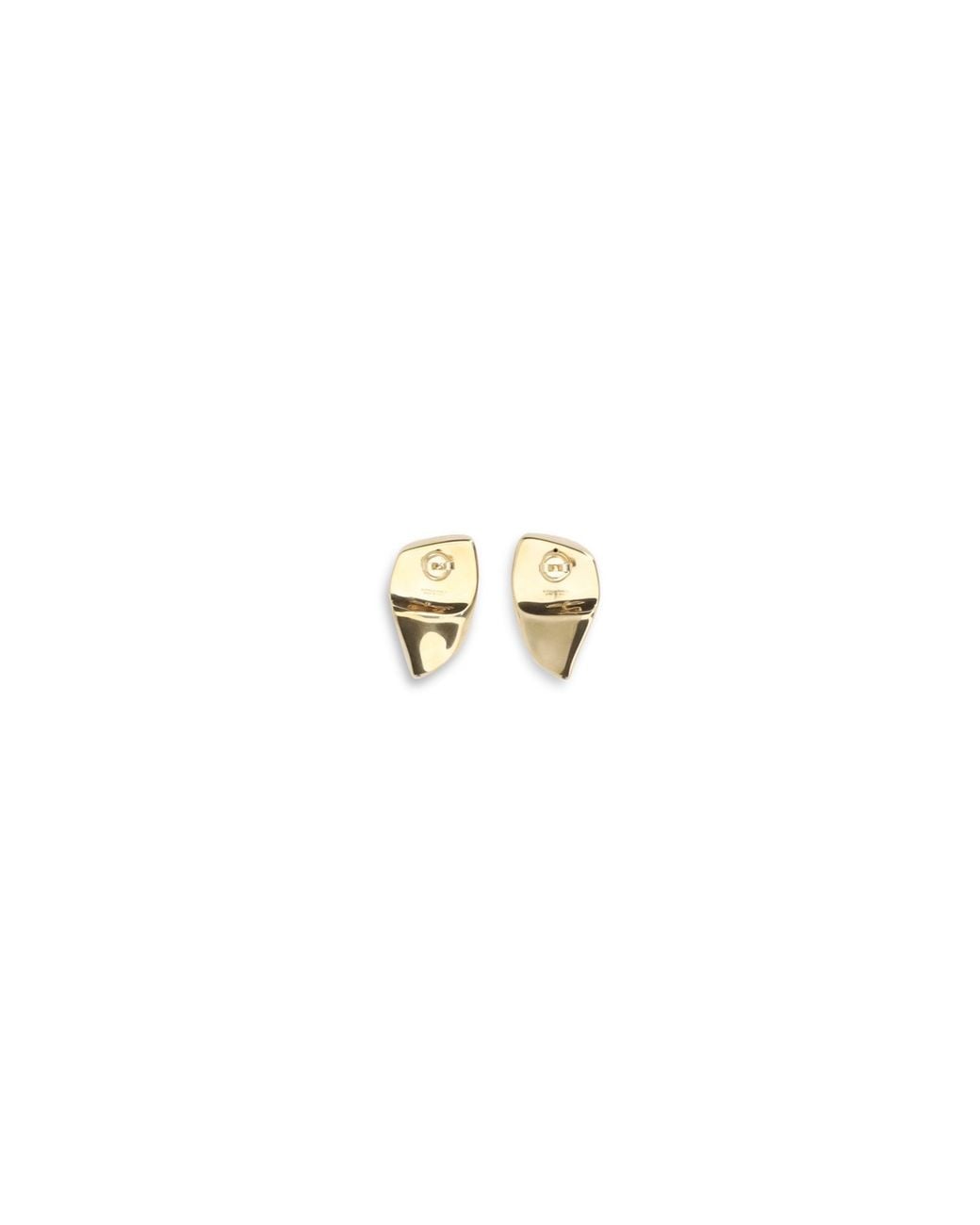 Bottega Veneta White Earrings Geometric-Finished
