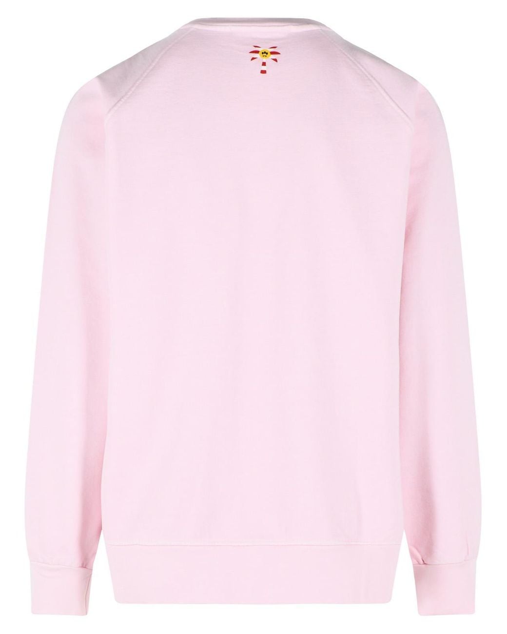 Barrow Pink Cotton Sweatshirt for men