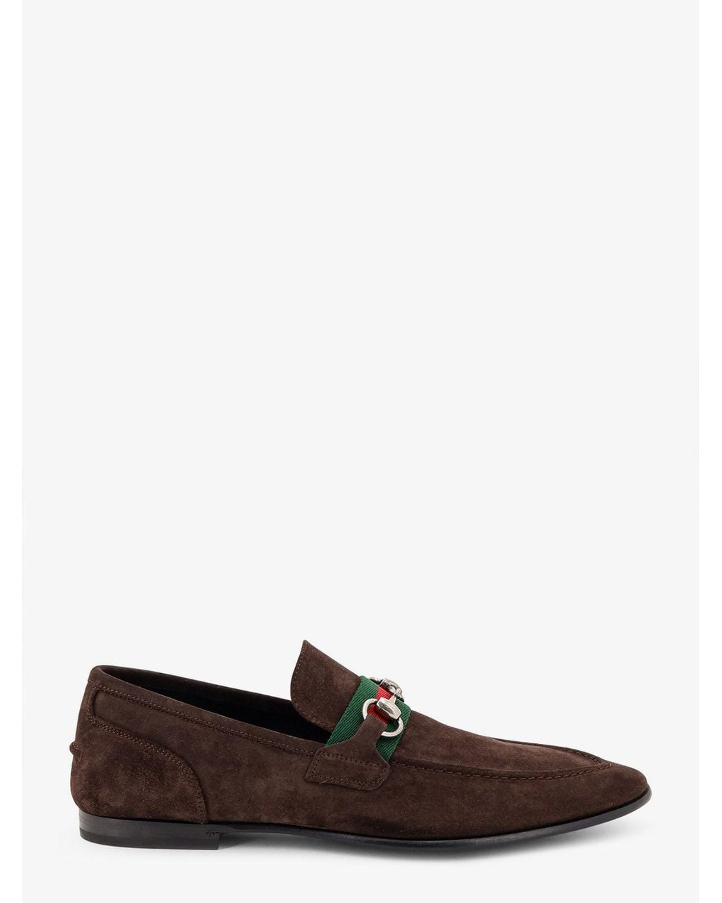 Gucci White Como Suede Loafers for men