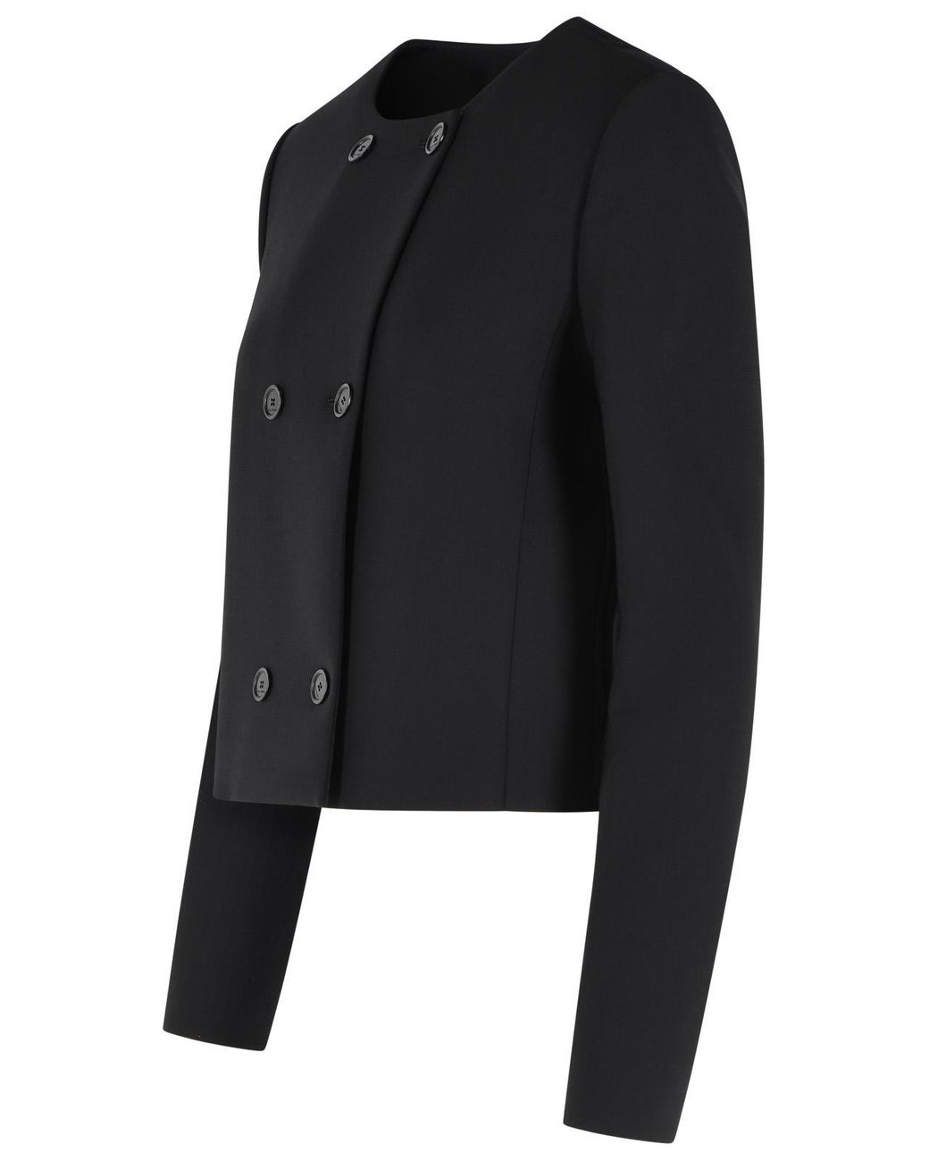 Courreges Black Wool Blend Jacket