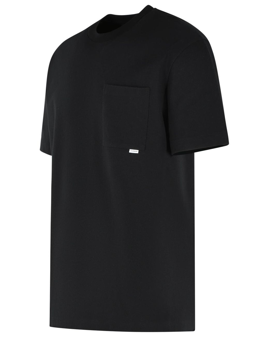 Jil Sander Black Cotton T-Shirt for men