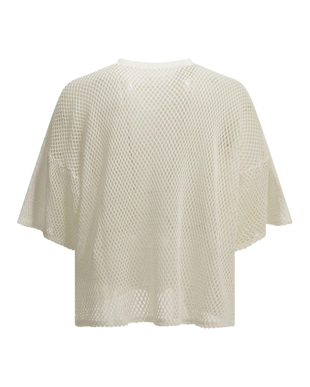 Kapital White Katabira Canoe Crew-Neck T-Shirt for men