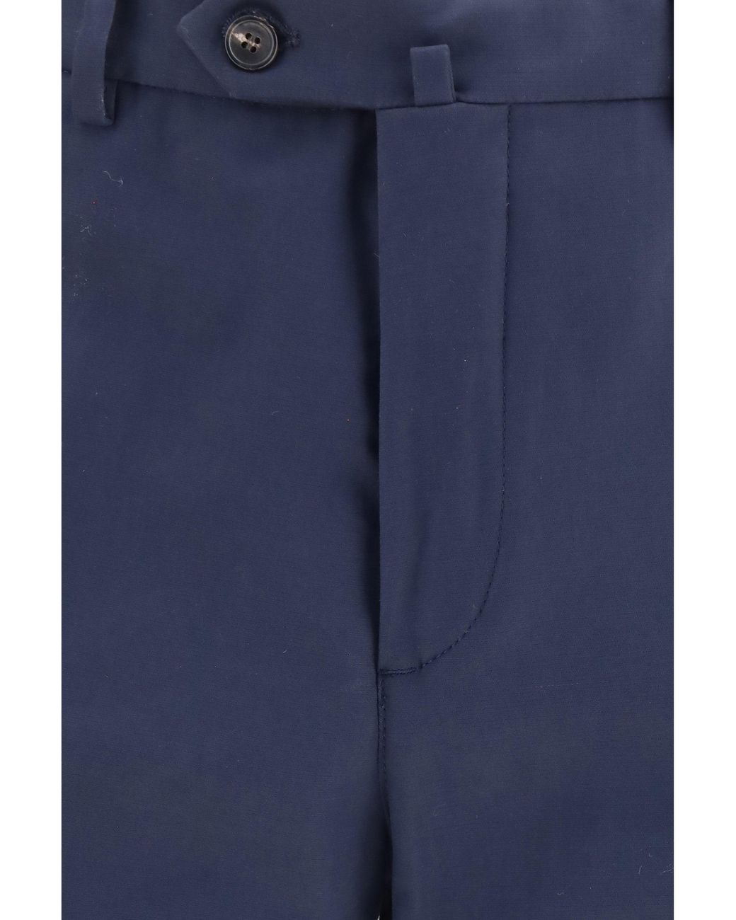Loro Piana Blue Cotton Pants for men
