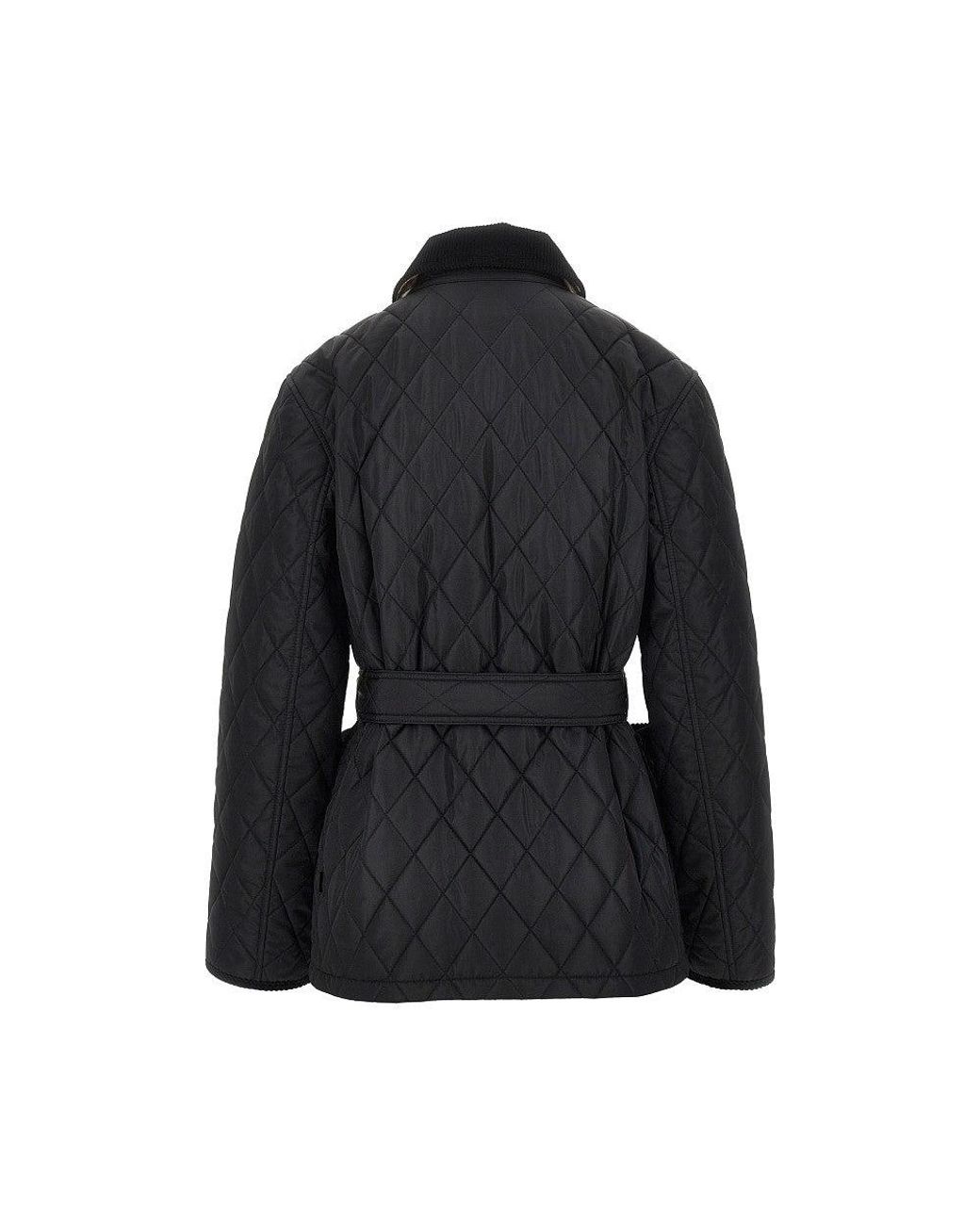 Burberry Black Quilted Nylon Jacket