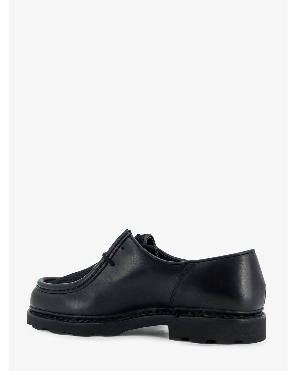 Paraboot Black Michael Leather Lace-Up for men