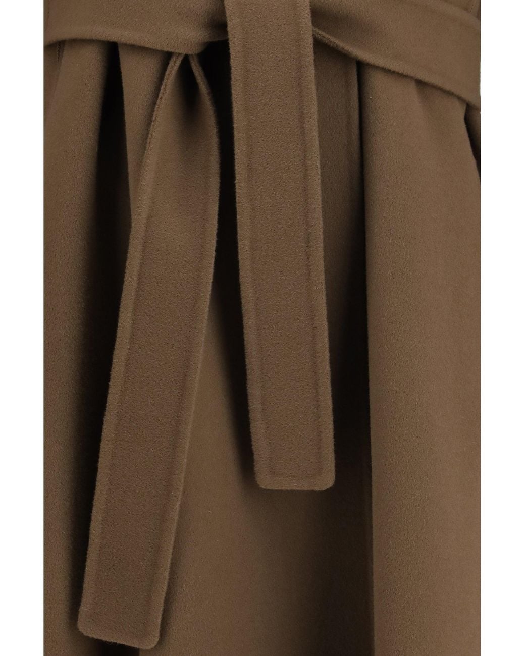 Max Mara Brown 'S Maxmara Esturia Virgin Wool Coat