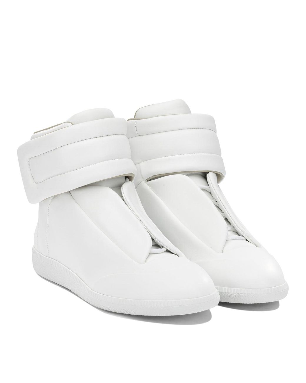 Maison Margiela White "Future" High-Top Sneakers