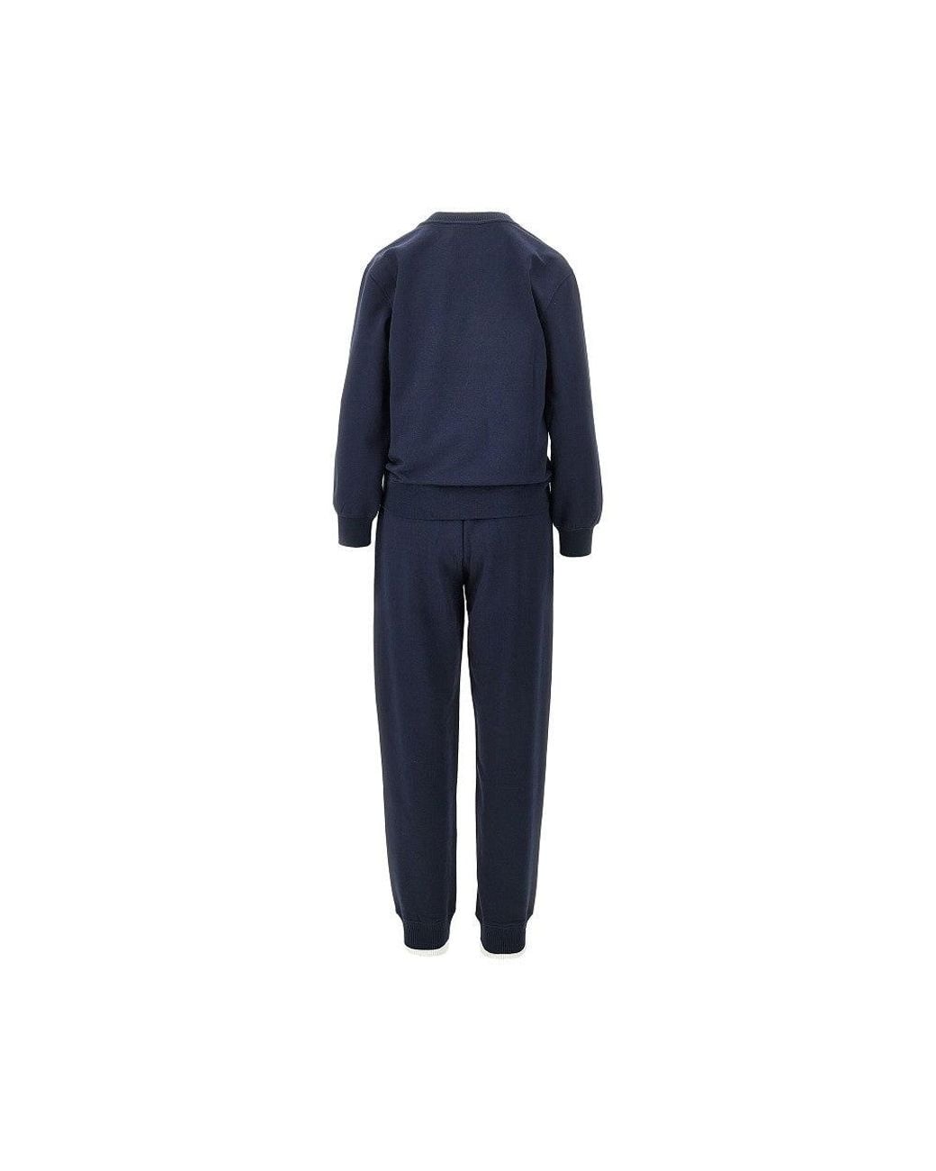 EA BODYWEAR Blue Two-Piece Sporty Set