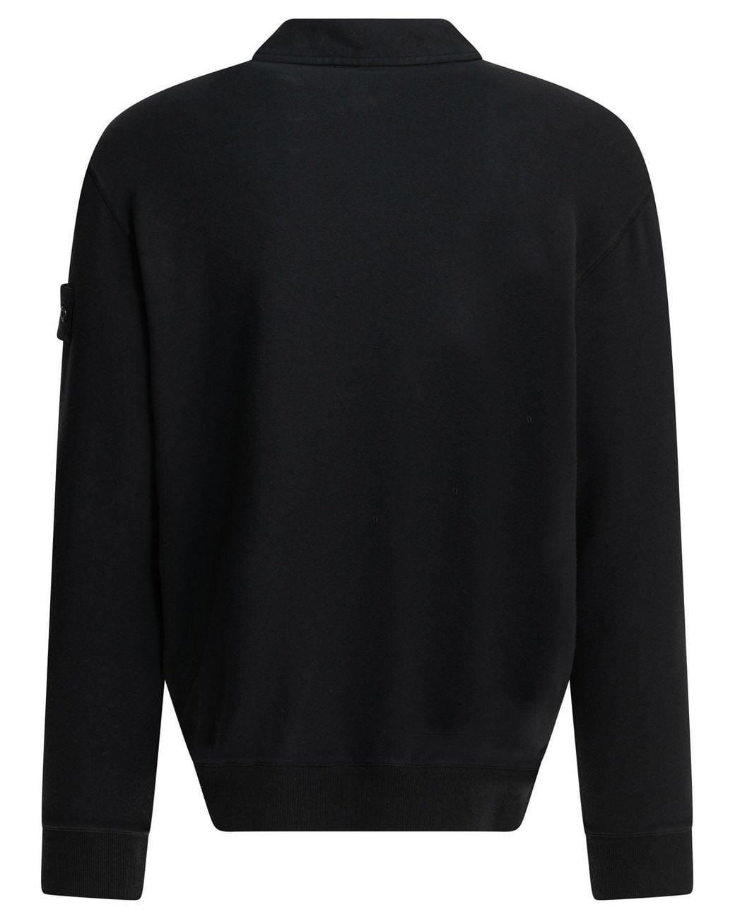 Stone Island Blue Ghost Polo Collar Sweatshirt for men