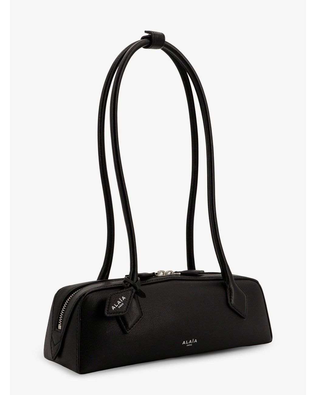 Alaïa Black Teckel Small Leather Shoulder Bag