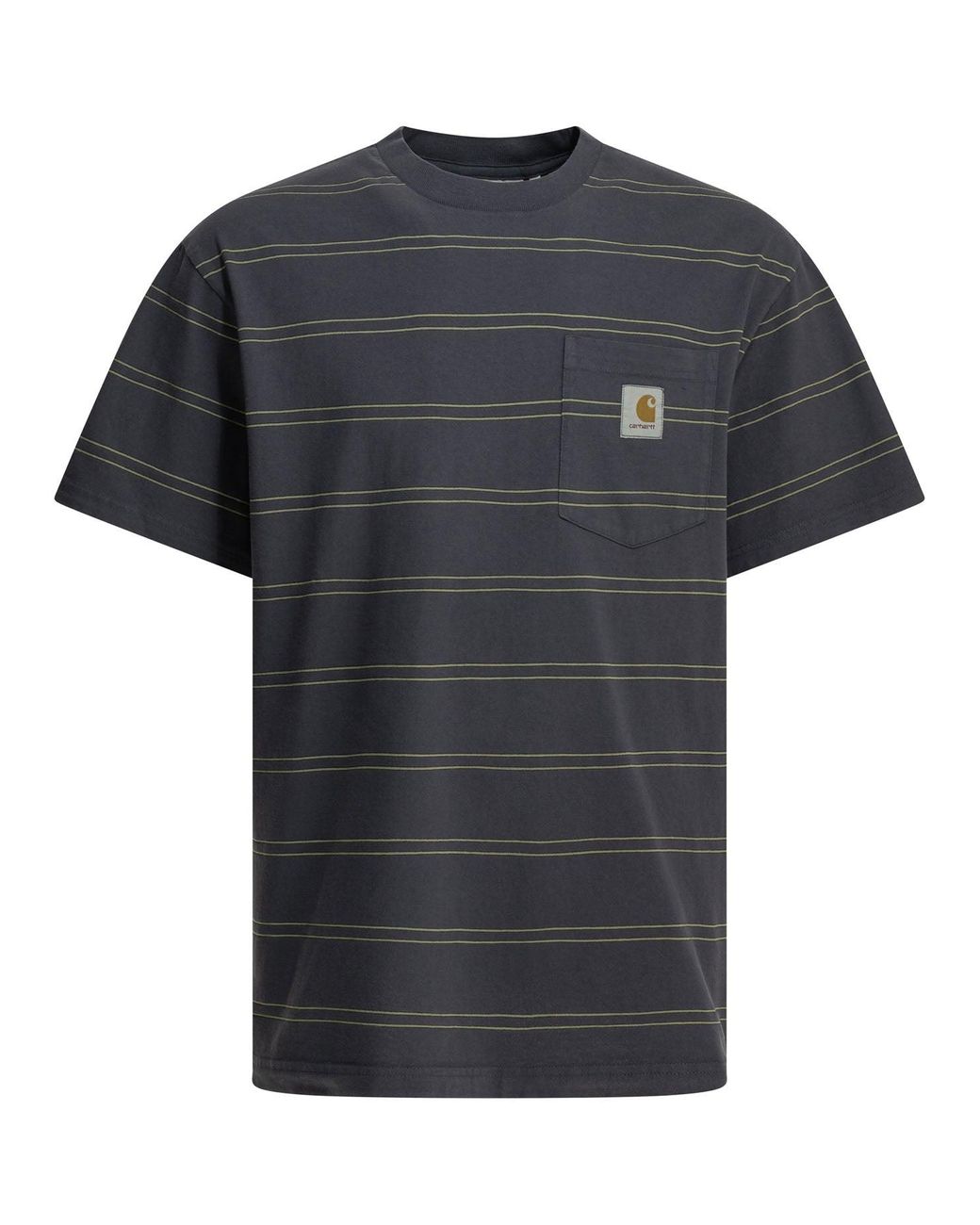 Carhartt Black "Bert Pocket" Crewneck T-Shirt for men