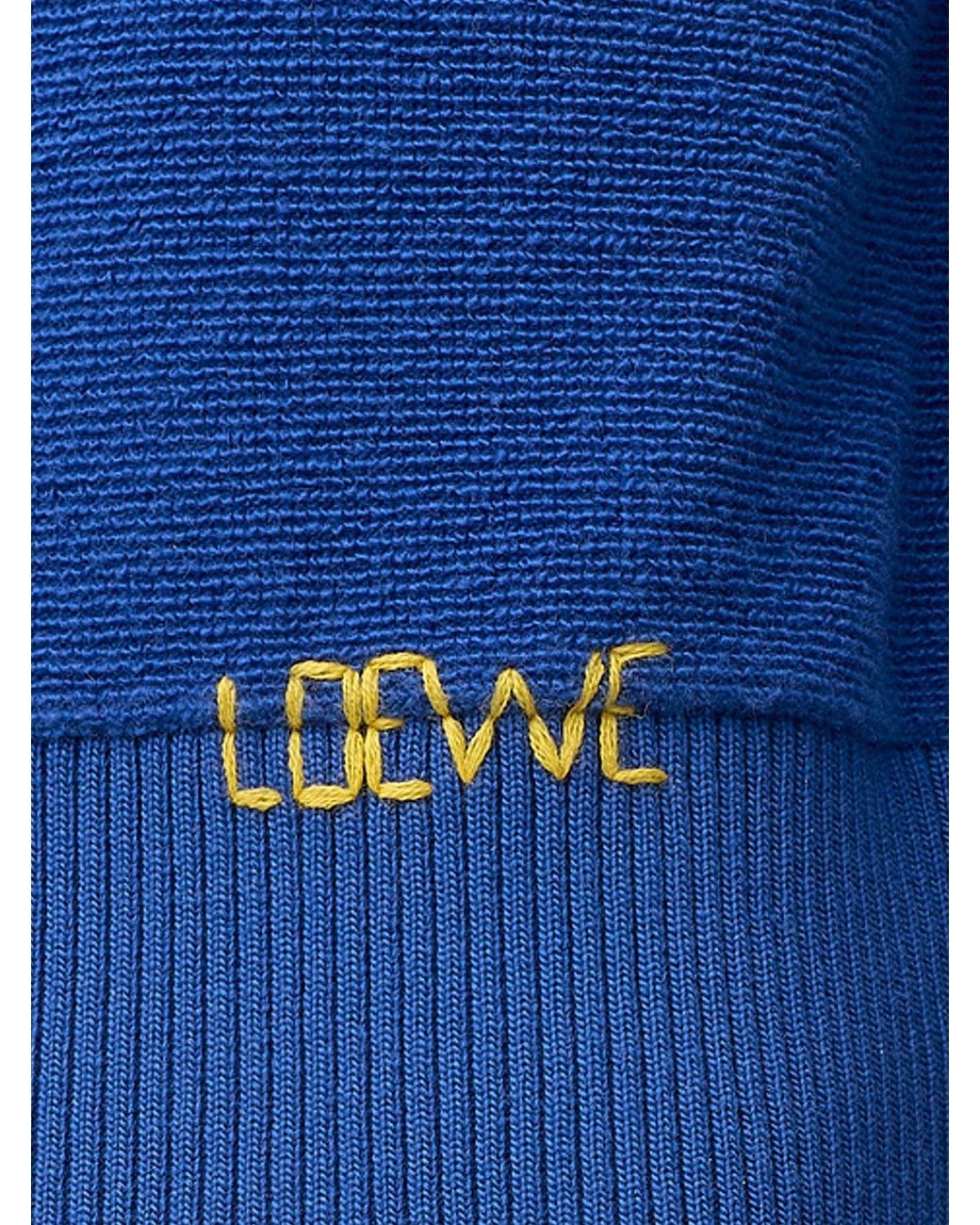 Loewe Blue Wool Sweater