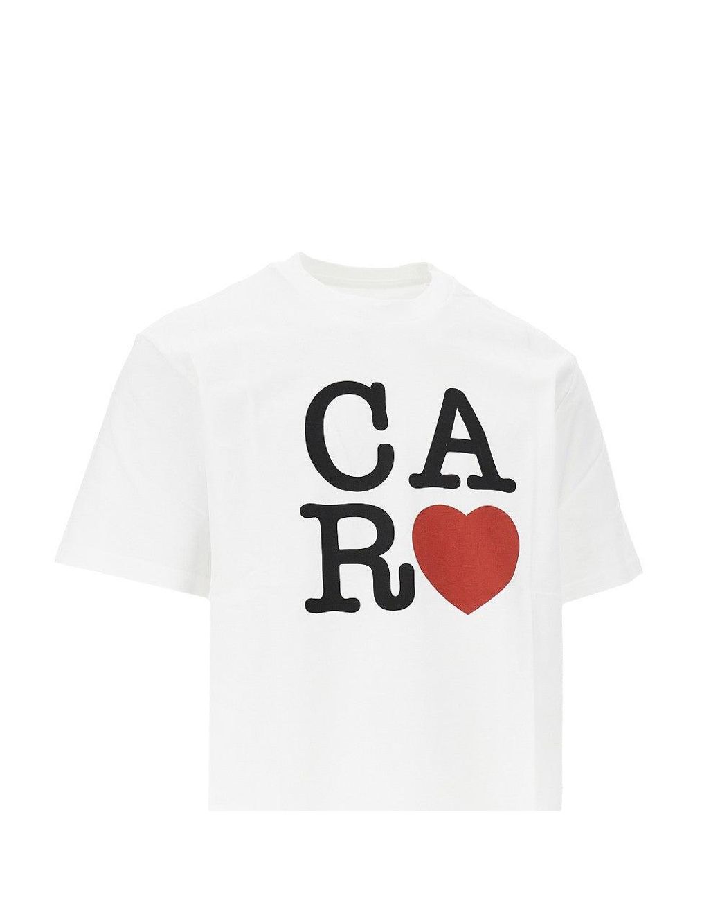 Carhartt White 'Car Heart' Print T-Shirt for men
