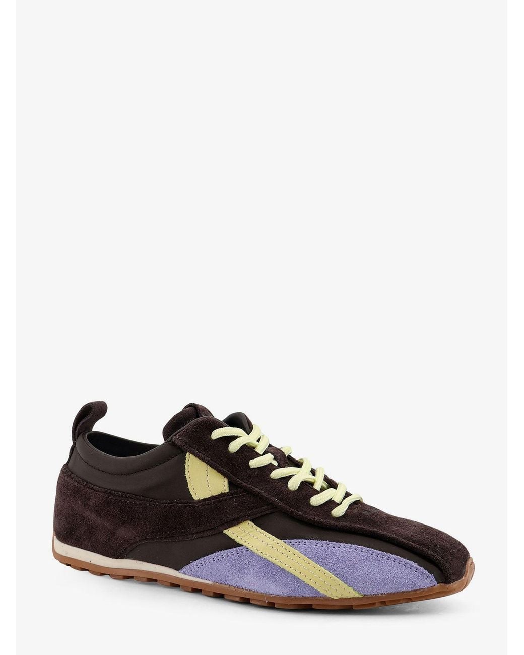 Alohas White Leather And Suede Sneakers