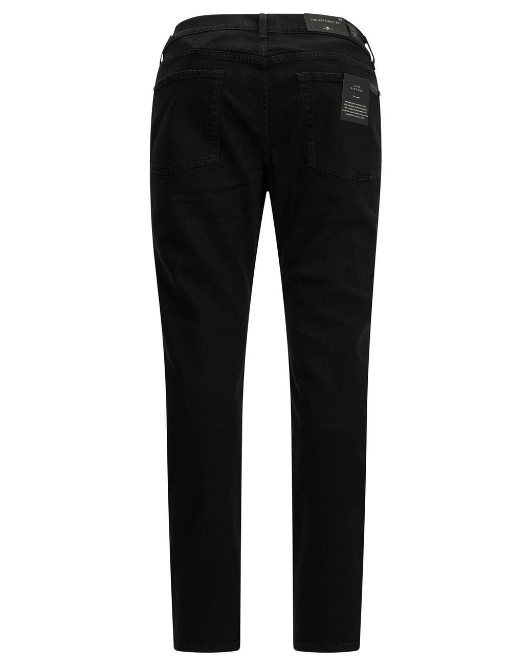 7 For All Mankind Black Jeans for men