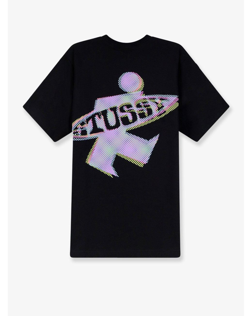 Stussy Black Dot Surf Cotton T-Shirt for men