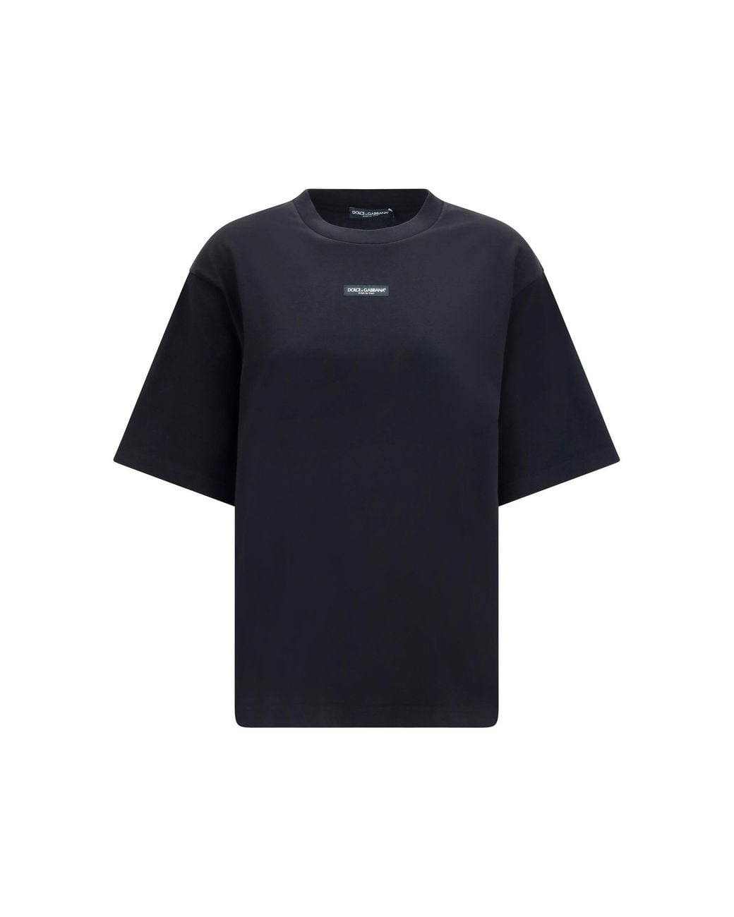 Dolce & Gabbana Blue Dolce & Gabbana Cotton Jersey T-Shirt