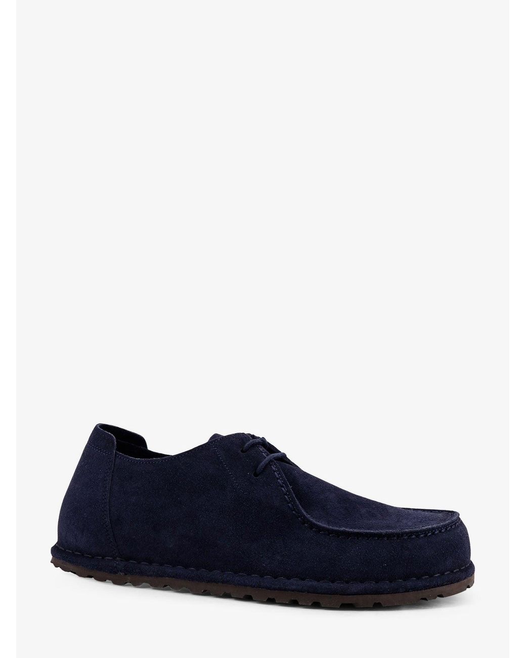 Birkenstock Blue Flat Shoes Suede for men