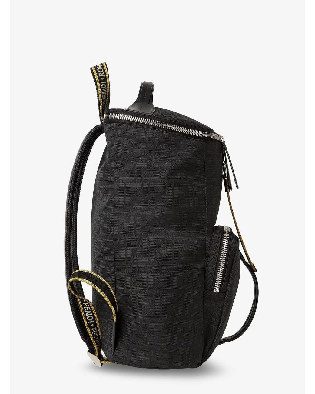 Fendi Black Tourist Backpack for men