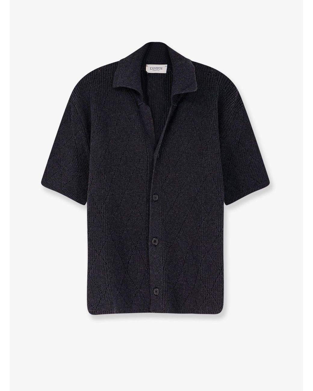Laneus Blue Cotton Shirt for men