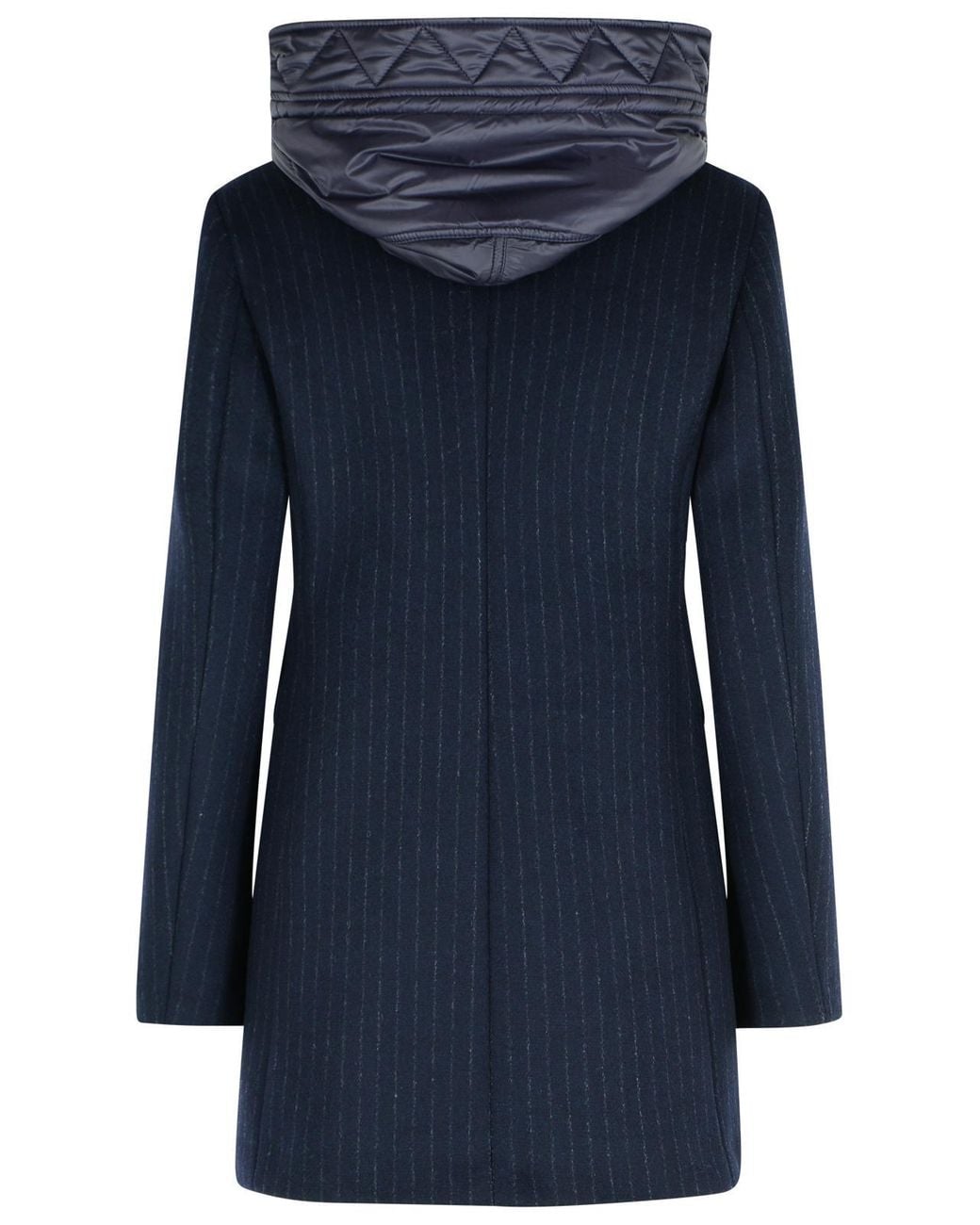Fay Blue Wool Blend Coat